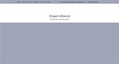 Desktop Screenshot of impact-alliance.com
